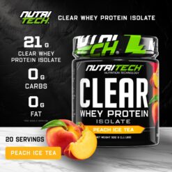 Alternative view of NUTRITECH CLEAR WHEY PROTEIN ISOLATE 500g - 20 Servings