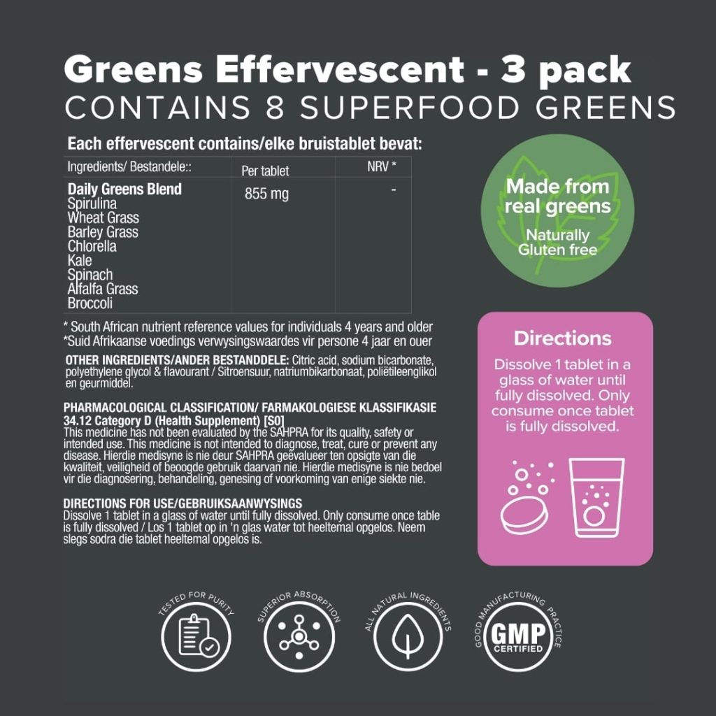 vitatech greens effervescent
