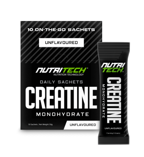 nutritech creatine sachets box