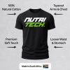 NUTRITECH T-SHIRT - BLACK - COLOUR STACK LOGO