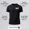 NUTRITECH T-SHIRT - BLACK - POCKET STACK LOGO