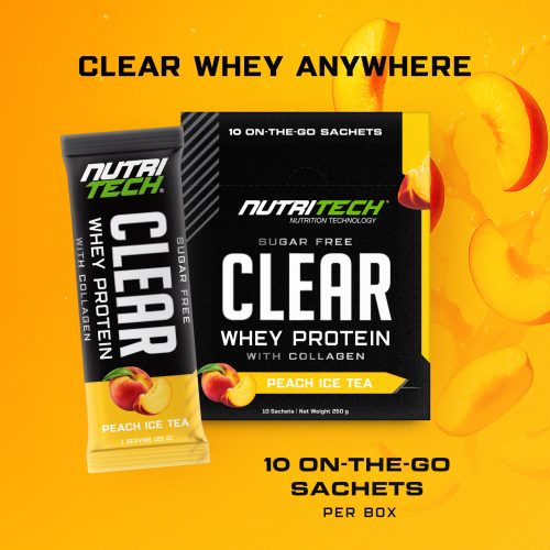 NUTRITECH CLEAR WHEY PROTEIN SACHETS - 10 SACHETS