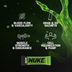 NutriTech Nuke Sachet pre-workout sachet points