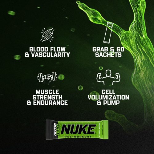 NutriTech Nuke Sachet pre-workout sachet points