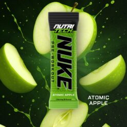 NutriTech Nuke Sachet pre-workout sachet apple flavour