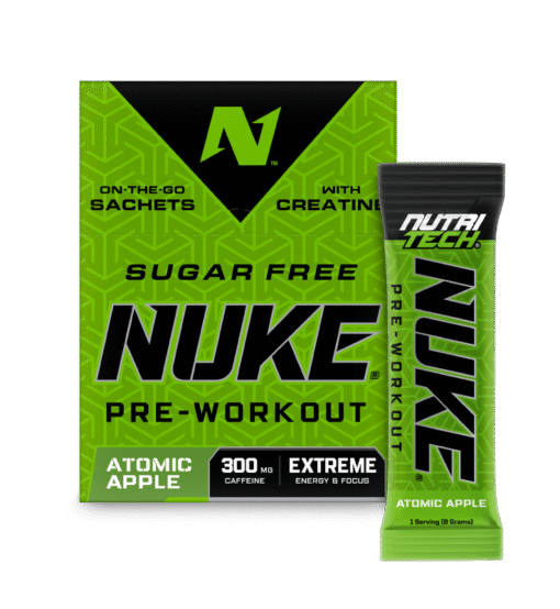 NutriTech Nuke Sachet pre-workout sachet thumbnail box