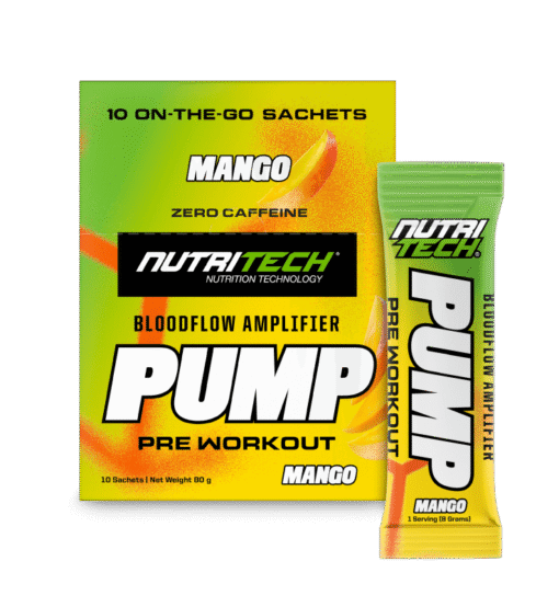 nutritech pump pre-workout sachet night time pre-workout south africa