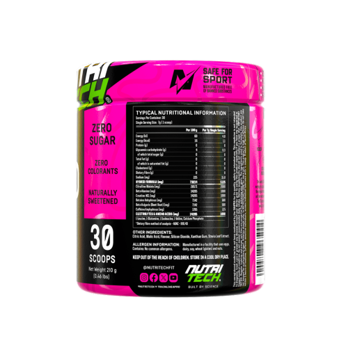 hyrox pre workout nutritech
