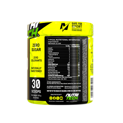 hyrox pre workout nutritech