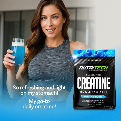 NutriTech-flavoured-creatine-monohydrate-7-min NUTRITECH CREATINE MONOHYDRATE - FLAVORED - 100 Servings (500g)