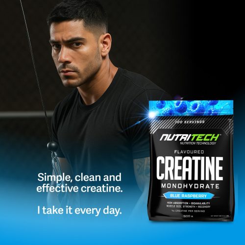 NutriTech-flavoured-creatine-monohydrate-9-min NUTRITECH CREATINE MONOHYDRATE - FLAVORED - 100 Servings (500g)