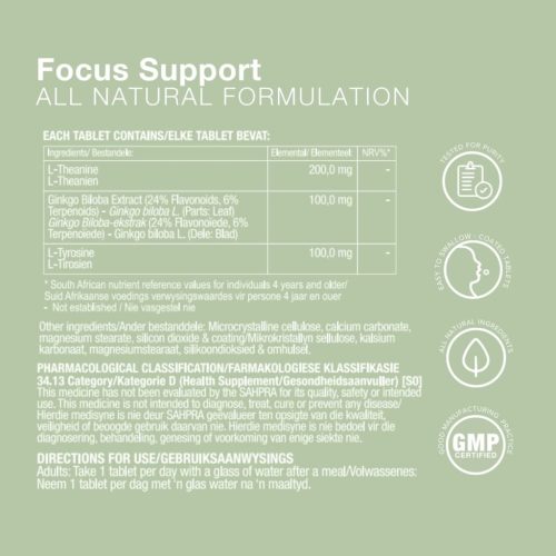 Vitatech Focus Support Tablets