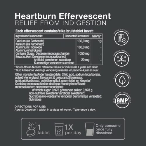 Vitatech Heartburn Relief Effervescent