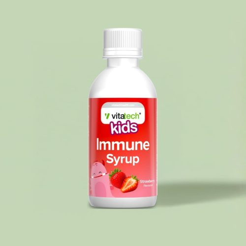 Kids Immune Syrup Strawberry (1) Vitatech Kids Immune Syrup