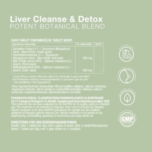 Vitatech Liver Cleanse & Detox Tablets
