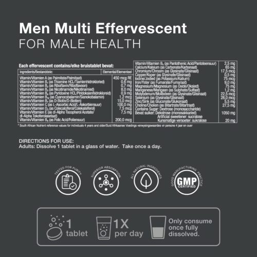 Vitatech Men Multi Effervescent