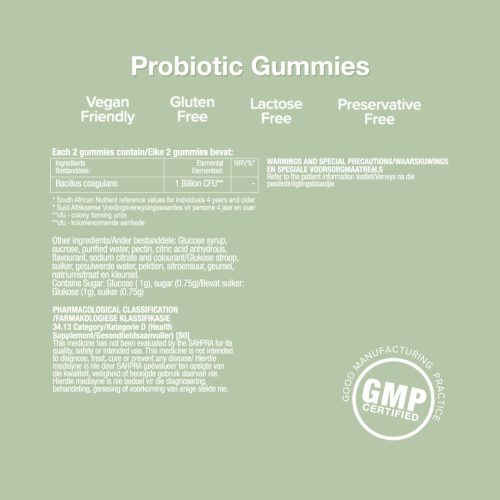 Probiotic Gummies (3) Vitatech Probiotic Gummies