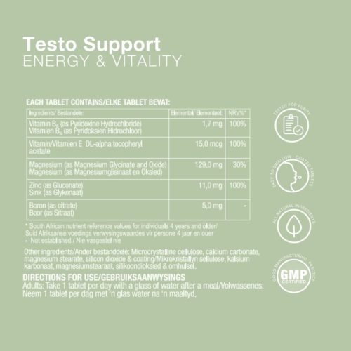 Vitatech Testo Support Tablets