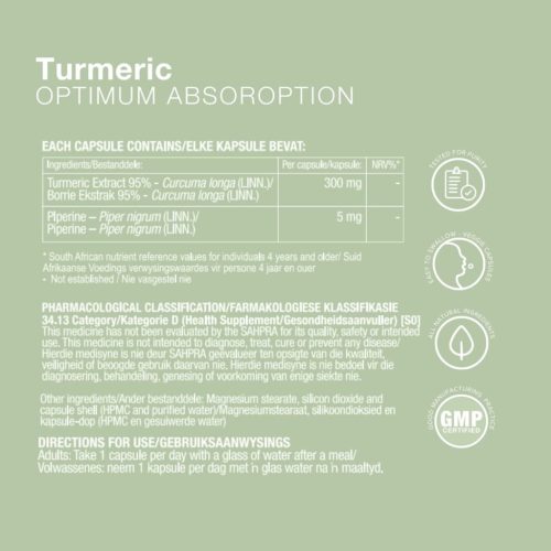 Vitatech Turmeric Curcumin Capsules