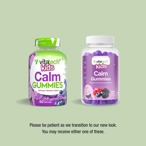 Kids Calm Gum Grape 60s (5) Vitatech Kids Calm Gummies