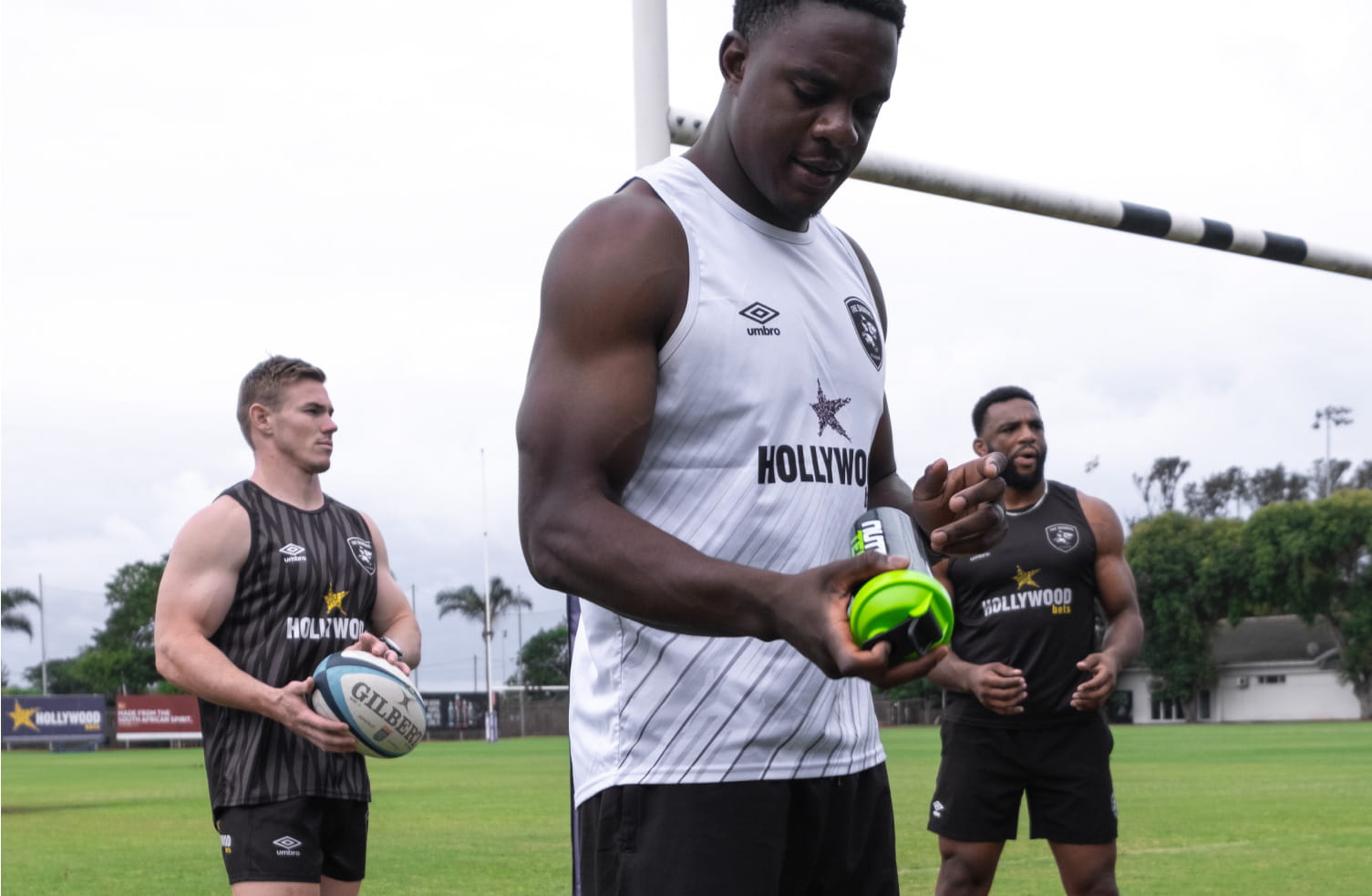 sharks players on training ground