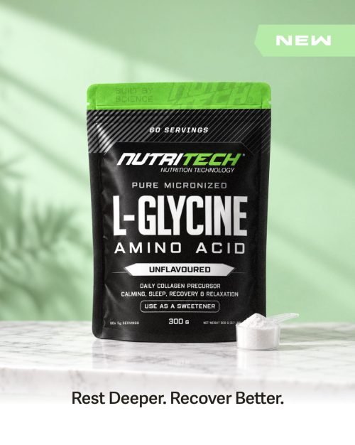 NutriTech-Plain-Powders-1 NUTRITECH L-GLYCINE - 60 Servings (300g)