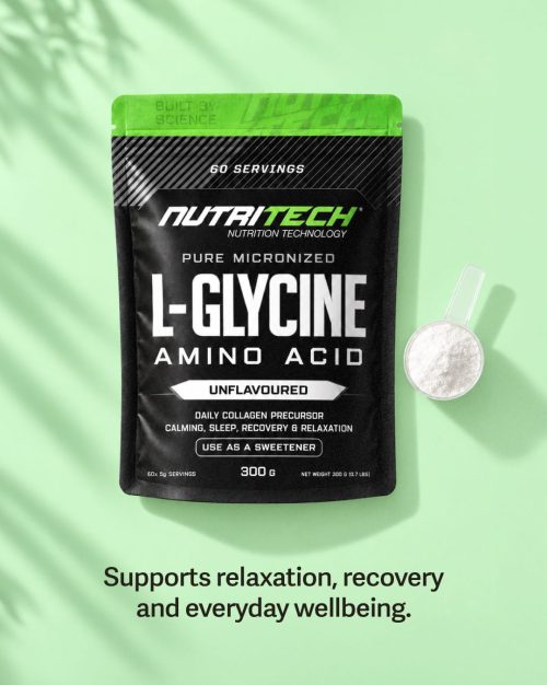 NutriTech-Plain-Powders-2 NUTRITECH L-GLYCINE - 60 Servings (300g)