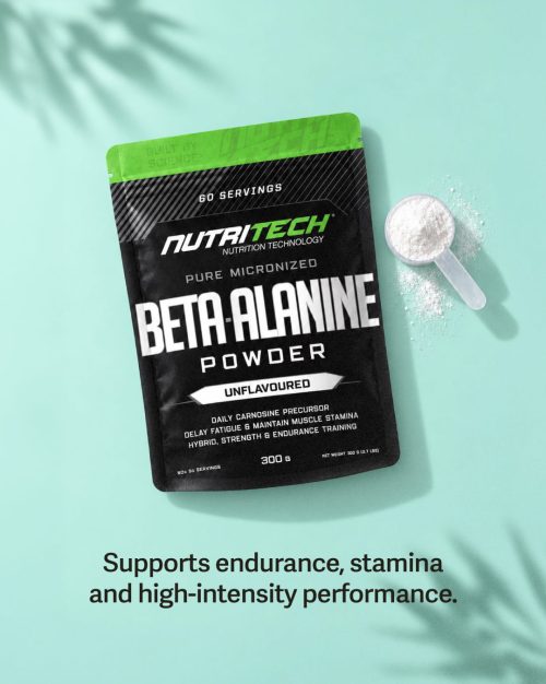 NutriTech-Plain-Powders-5 NUTRITECH BETA-ALANINE - 60 Servings (300g)