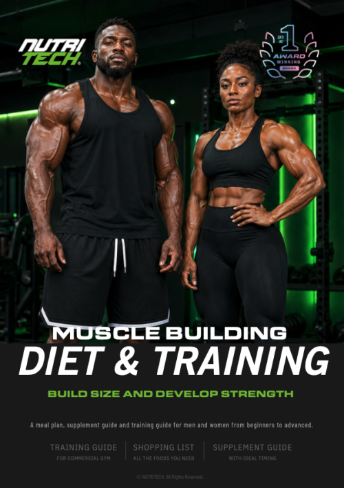 muscle-building-diet-and-training-cover 2 week Muscle Mass Building Pack