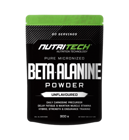 nutritech-Beta-alanine-thumb NUTRITECH BETA-ALANINE - 60 Servings (300g)